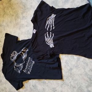 Band tees x2 Large